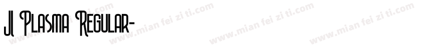 JI Plasma Regular字体转换